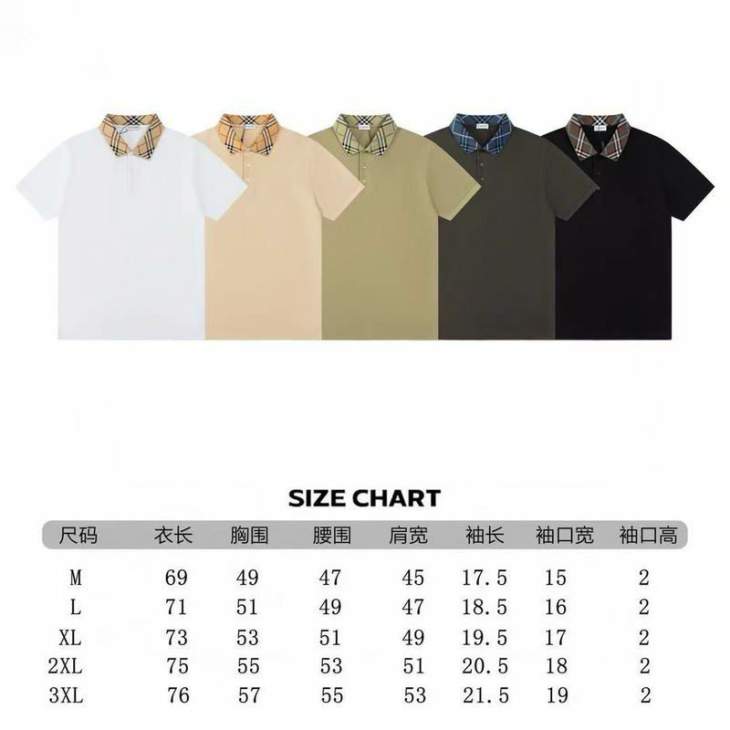 Picture of Burberry Polo Shirts Short _SKUBurberryM-3XL8qx1529387